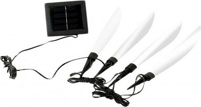 Світильник на сонячній батареї Wolta Majestic IP44 прозорий