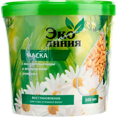 Маска Эколиния для сухих волос 500 мл