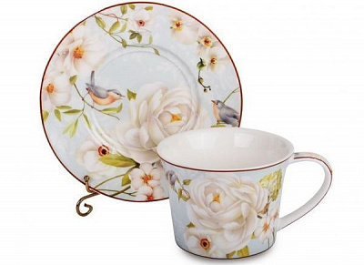 Чашка з блюдцем 924-252 райский сад Lefard