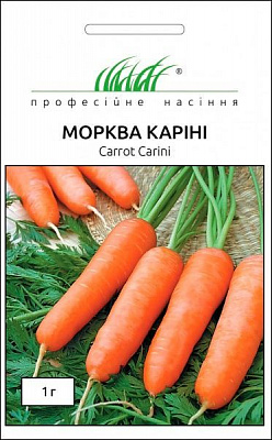 Насіння Професійне насіння морква Каріні 1г