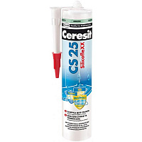 Герметик силиконовый Ceresit санитарный CS25 салатный 280 мл