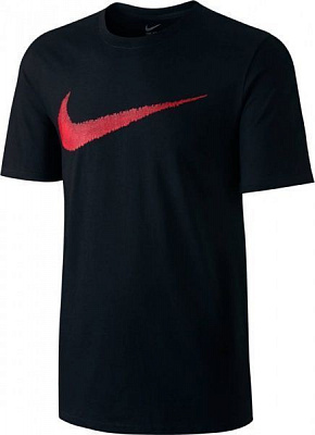 Футболка Nike M NSW TEE HANGTAG SWOOSH 707456-010 XLT чорний