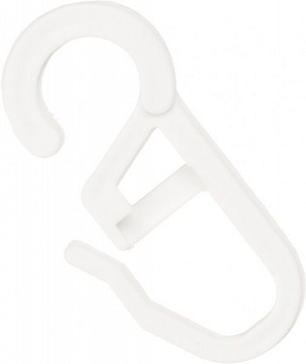 Крючки для колец 10 шт. ОМиС наборной белый 