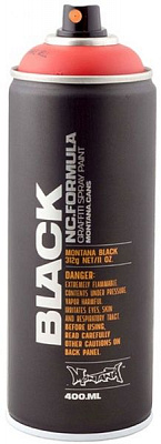 Краска аэрозольная Montana BLACK P 3000 Power Красный мат 400 мл