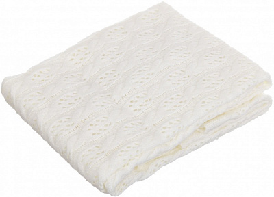 Плед Banian вязаный 90x100 см кремовый 