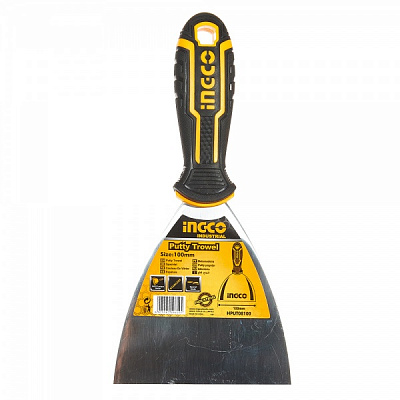 Шпатель 100 мм INDUSTRIAL малярный/обойный INGCO HPUT08100