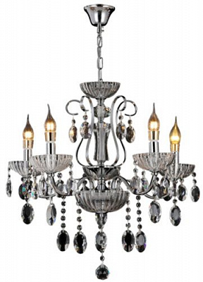 Люстра WunderLicht ОМ3030-45 5x40 Вт E14 серый 