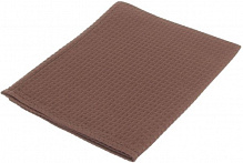 Рушник вафельний 45x60 см коричневий Домашній текстиль 
