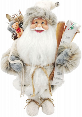 Декорация новогодняя ShenzhenTianJialiIndustrialCo Дед Мороз белый 40 см 