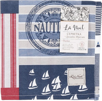 Серветка La Nuit ФРЕГАТ Морський 40x40 см