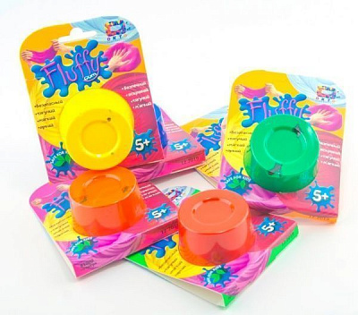 Лизун-антистресс OKTO Флаффи в стакане с приложением 45 г 81000