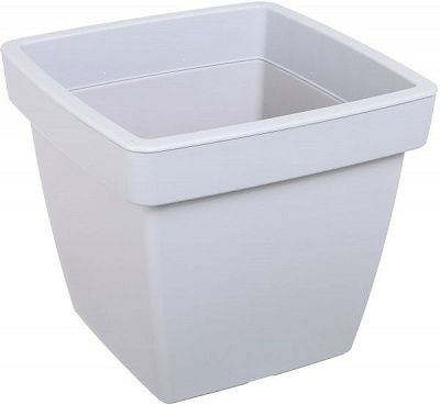 Горшок для цветов 39х35 см серый 