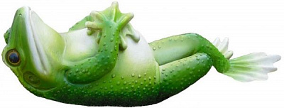 Фігурка декоративна Engard KG-04 Жаба релаксує 27,8х9,6х10,7 см