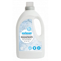 Гель для машинного та ручного прання Sodasan Universal Sensitiv / Bright&White 1,5 л 