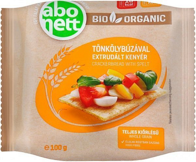 Хлебцы Abonett органические из спельты безглютеновые 100 г