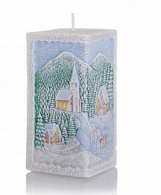 Свеча Зима 70х70х140 мм Pako-If