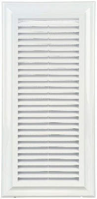 Решетка Blauberg Decor 140x300s пластик белый 