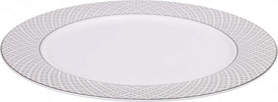 Блюдо кругле Annabelle platinum 30,5 см Fiora
