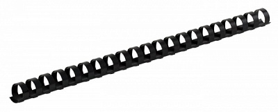 Пружина для брошурування Buromax пластикова d 10 мм чорна BM.0502-01 100 шт.