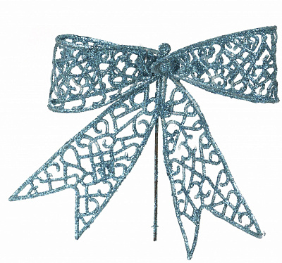 Декорація новорічна Бант 12 см в асортименті EPI-EYK4-1048