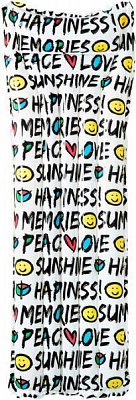 Матрас надувной Bestway 183х69 см Summer quotes белый