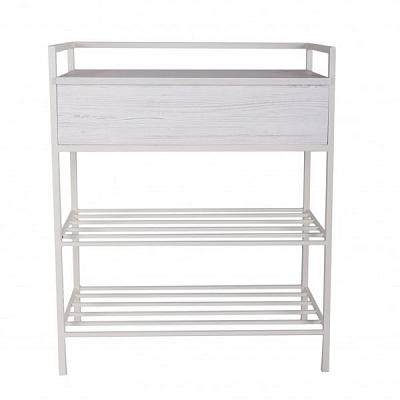 Подставка для обуви Метал Арт Лаос 350x700x830 мм / белый 