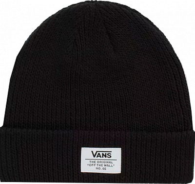 Шапка Vans RONAN CUFF BEANIE BLACK VN0A5FI2BLK1 OS чорний