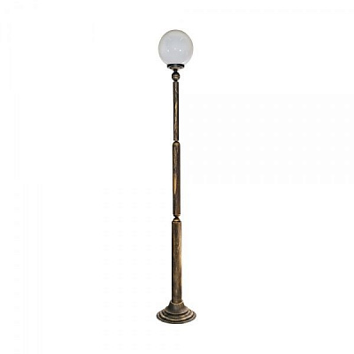 Фонарный столб Фабрика Світла НТБ 303-1х60-019 Глобус E27 60 Вт IP20 античная латунь 