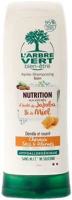 Кондиционер L'Arbre Vert питательный с экстрактами масла жожоба и меда 200 мл 