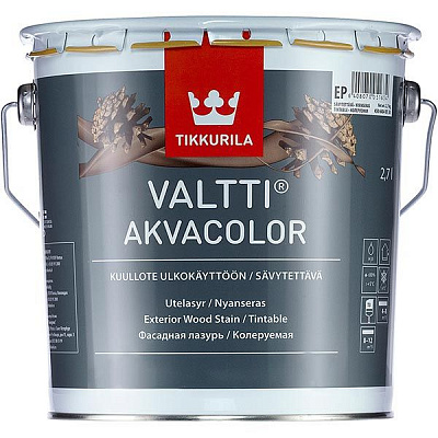 Лазурь Tikkurila Валтти Акваколор 2.7 л