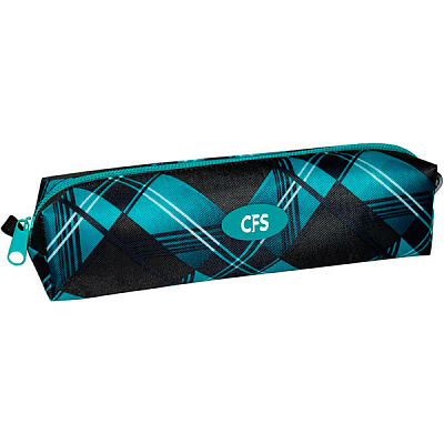 Пенал шкільний Rush CF85948 Cool For School чорний із бірюзовим