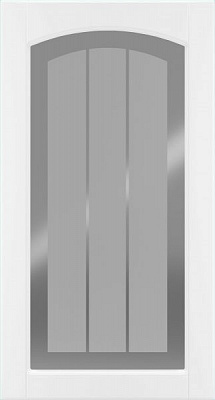 Фасад для кухни Грейд-Плюс Прованс белый гладкий №383 920x496 ВТ левый