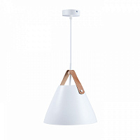 Світильник підвісний LIGHT SET DOLYA D-260 LEATHER 1xE27 білий