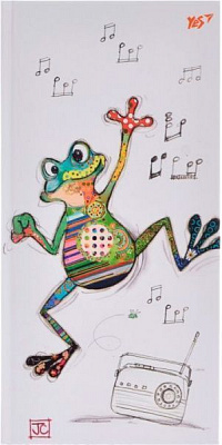Блокнот BugArt. White frog 20х10 см YES