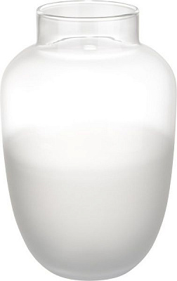 Ваза стеклянная прозрачная Frost 28х18,5 см Wrzesniak Glassworks