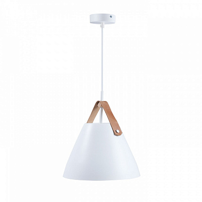 Світильник підвісний LIGHT SET DOLYA D-260 LEATHER 1xE27 білий