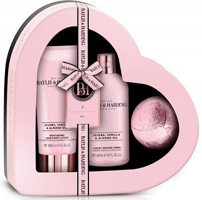 Набір подарунковий для жінок Baylis&Harding Jojoba, Vanilla&Almond Oil BH20JOMEDHRT