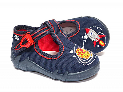 Тапочки детские RenBut Ракета р.24 темно-синий 13-102LP-1458-24 