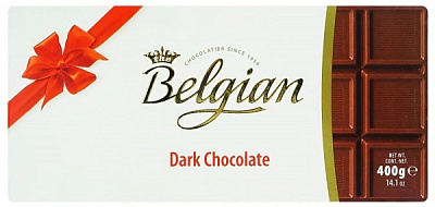 Шоколад Belgian Chocolate чорний 50% Xl 400 г