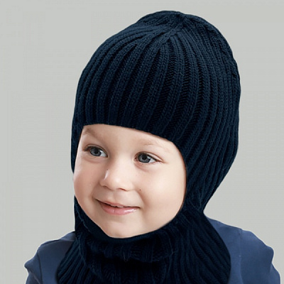 Шапка для хлопчиків Elf-kids Баск р.54-56 синій