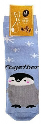 Носки женские Молли Пингвин р. 23-25 темно-синий 1 пар 