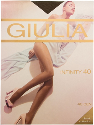 Колготки Giulia INFINITY 40 den tabaco 2 коричневый