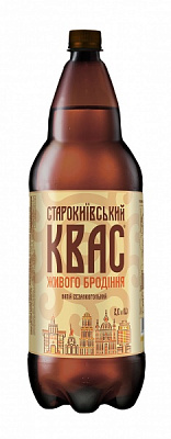 Квас Старокиївський живого бродіння 2л 2 л
