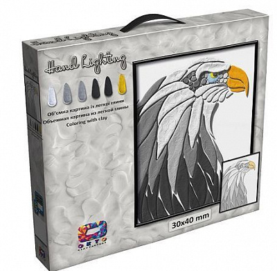 Картина из легкой глины Handlighting Орел OKTO 