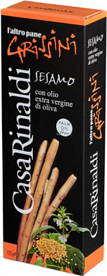 Грісіні Casa Rinaldi з кунжутом 125 г