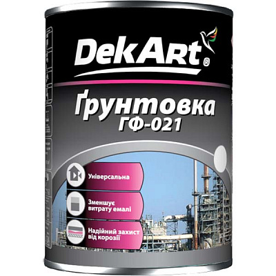 Грунт DekArt ГФ-021 серый мат 2,8кг