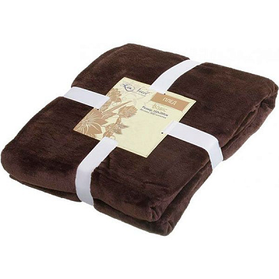 Плед La Nuit Basic шоколадный 150x200 см