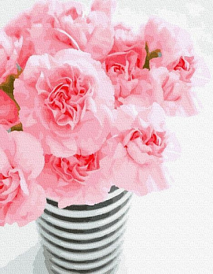 Картина по номерам Цветы в вазе BookOpt 