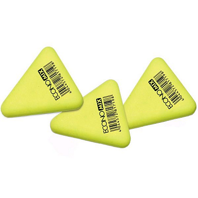 Ластик для карандашей E81719 треугольник Economix