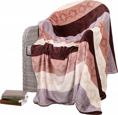 Плед Stripe 160x200 см разноцветный La Nuit 